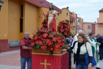 Misa y procesión del Sagrado Corazón de Jesús en La Garita (Foto Francisco Javier Santana)